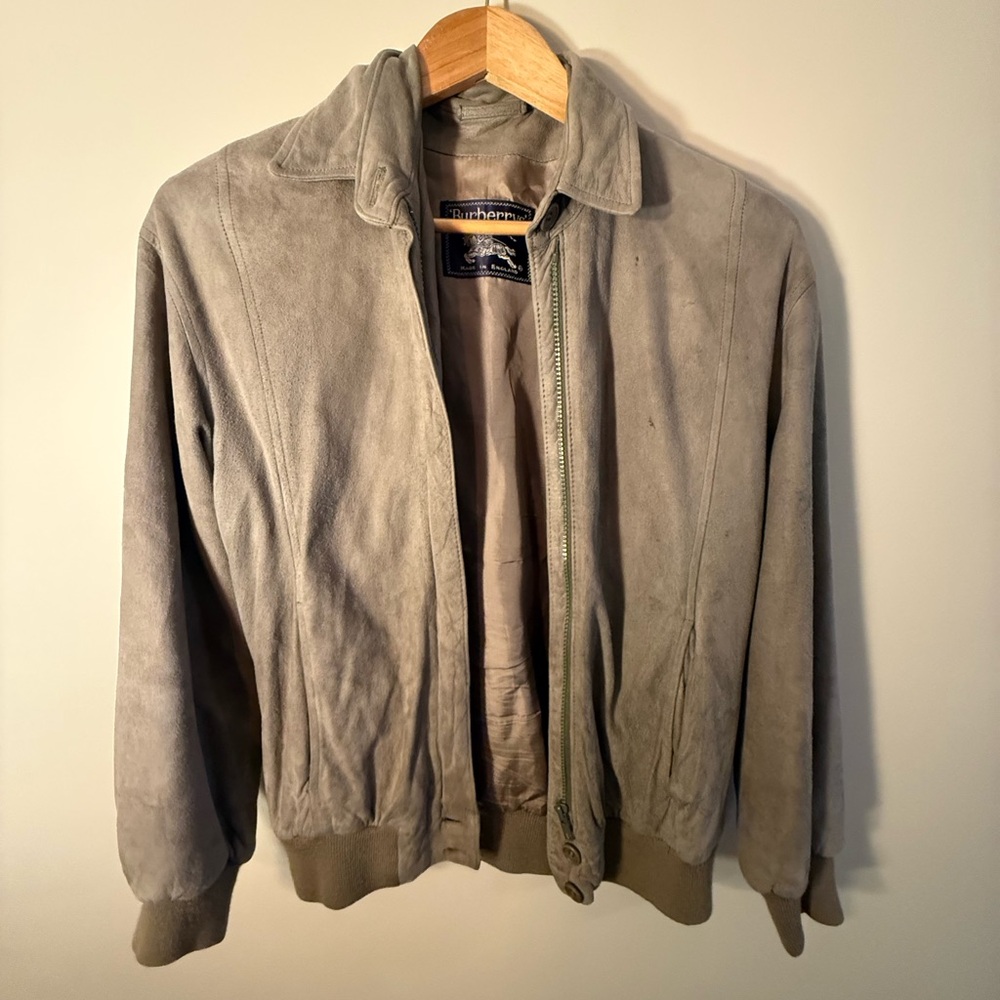 Burberry gray Bomber Jacket